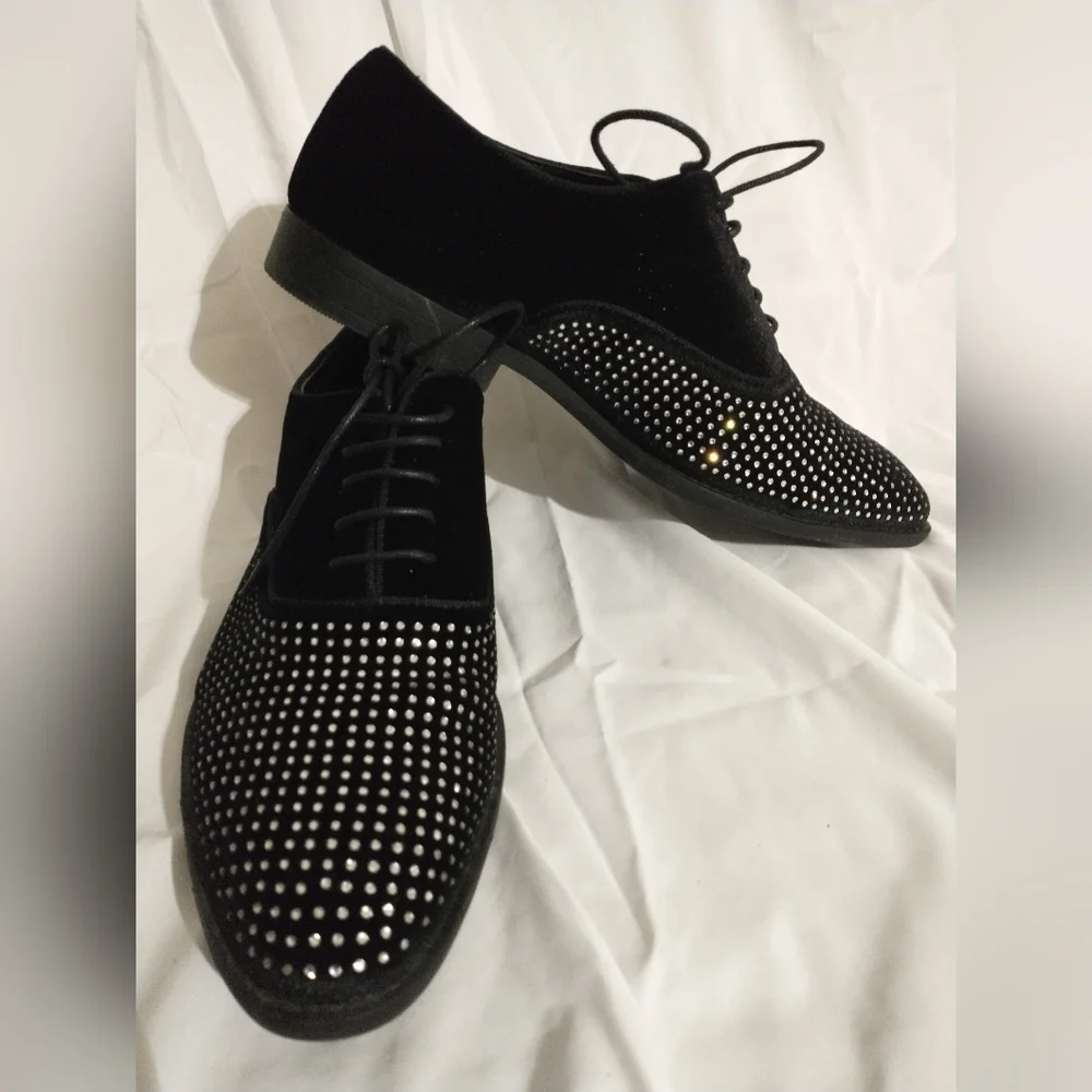 Men's INC Dominik Black Dress Shoes Size 11.5 - Picture 1 of 10
